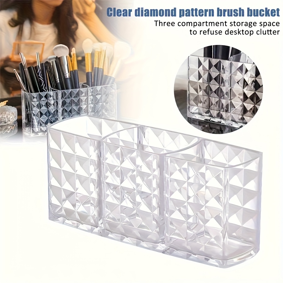 Beauty Makeup Vanity Set - 3-Piece High-Value Beauty Storage Set, Diamond