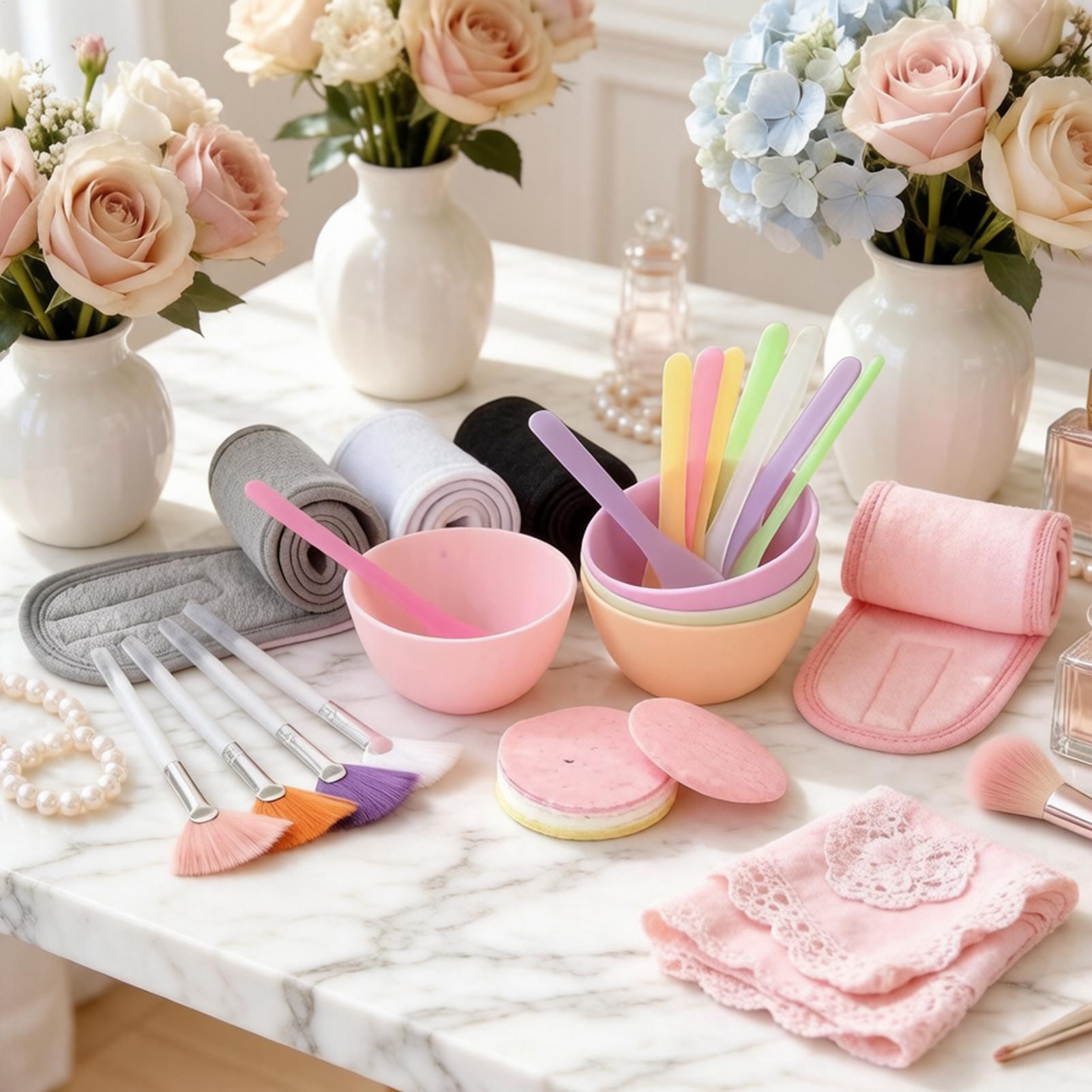 Beauty Makeup Salon - Face Cover Spatula 37 Pieces Silicone