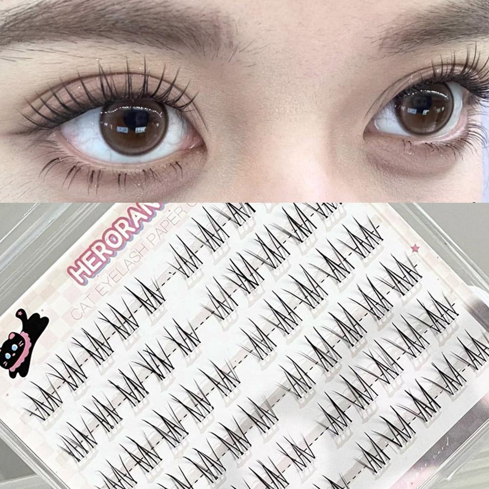 Your Beauty Makeup - Fake Lashes Natural Long-Lasting Clusters Enlarge