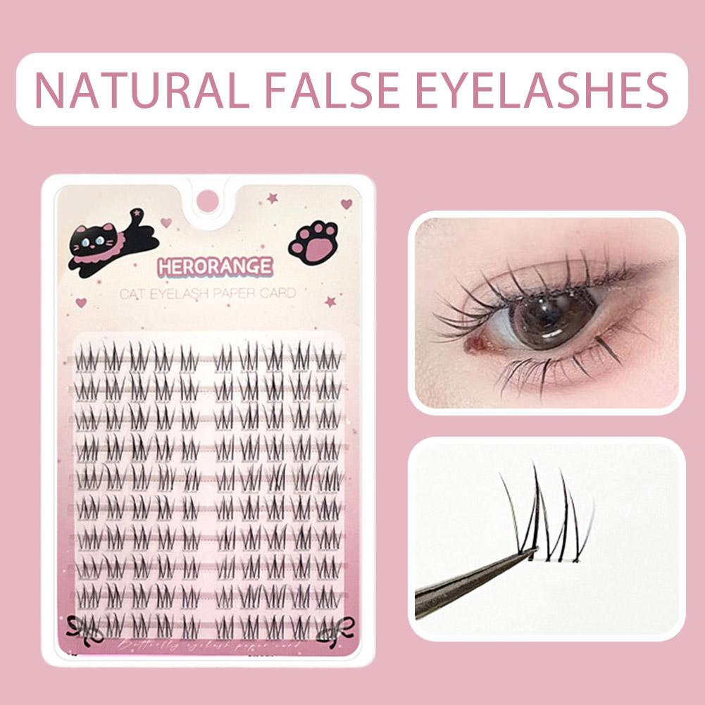 Your Beauty Makeup - Fake Lashes Natural Long-Lasting Clusters Enlarge