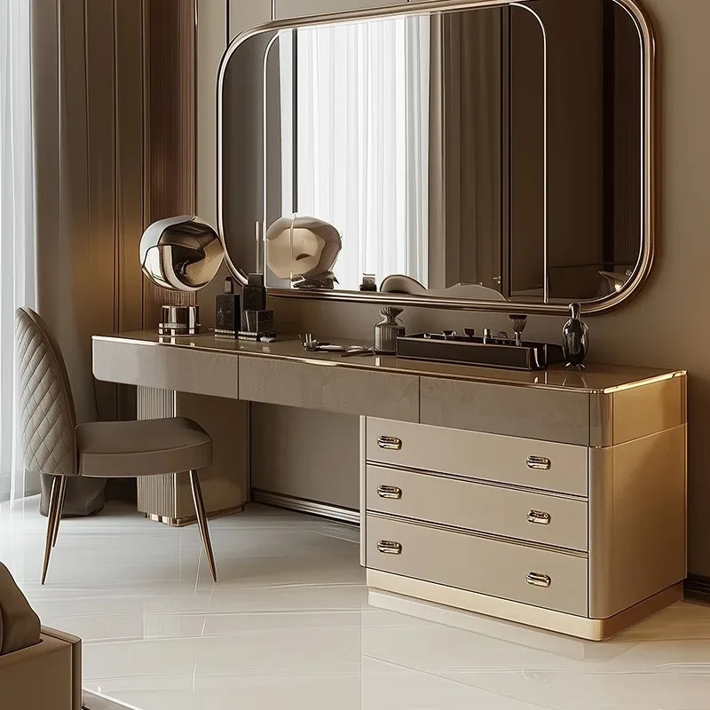 A Full Set Wooden Vanity Table - огляд і ціна Beauty Makeup Vanity Set