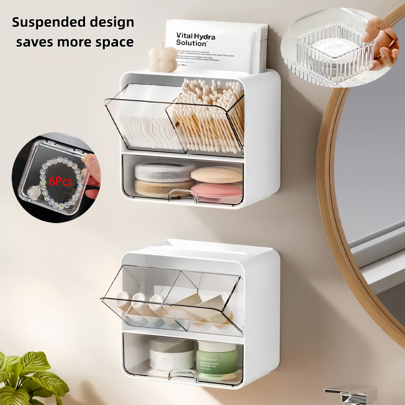 8-Piece Set, One Wall-Mounted  - огляд і ціна Beauty Makeup Vanity Set