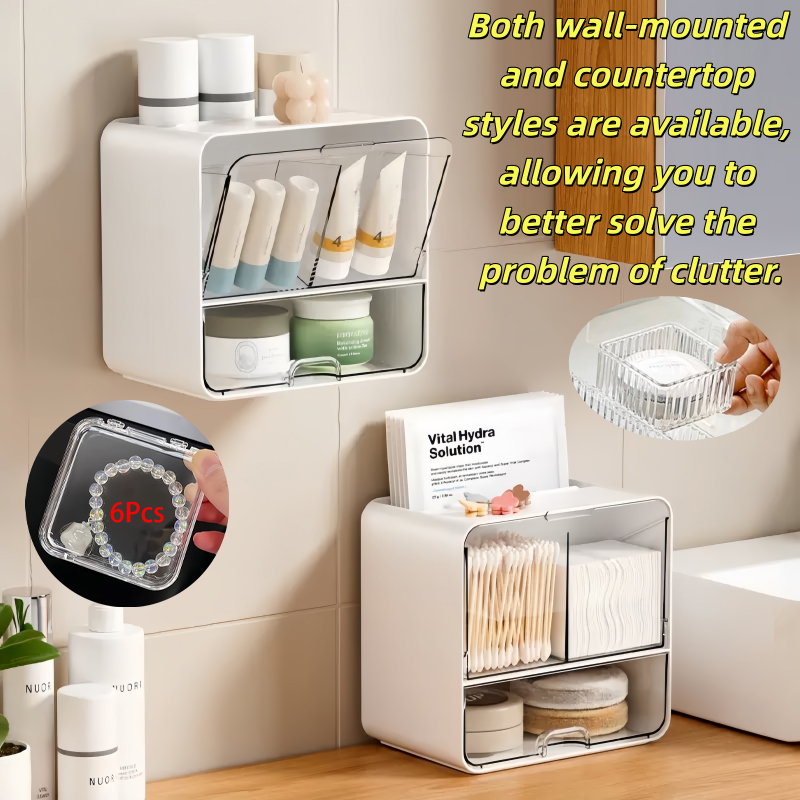 8-Piece Set, One Wall-Mounted  - огляд і ціна Beauty Makeup Vanity Set