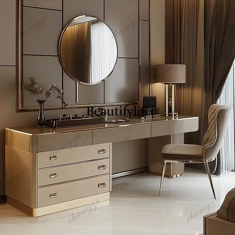 E182 Full Set Wooden Vanity Ta - огляд і ціна Beauty Makeup Vanity Set