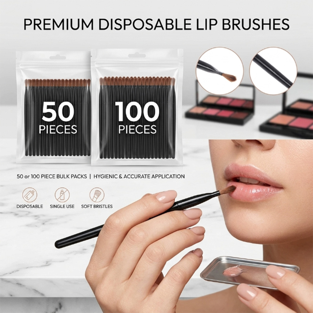 50/100pcs Disposable Lip Brush - огляд і ціна Beauty Makeup Salon