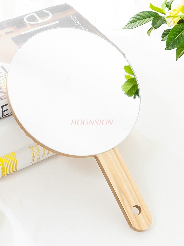 Wooden handle mirror, high-def - огляд і ціна Beauty Makeup Definition