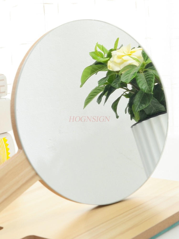 Wooden handle mirror, high-def - огляд і ціна Beauty Makeup Definition