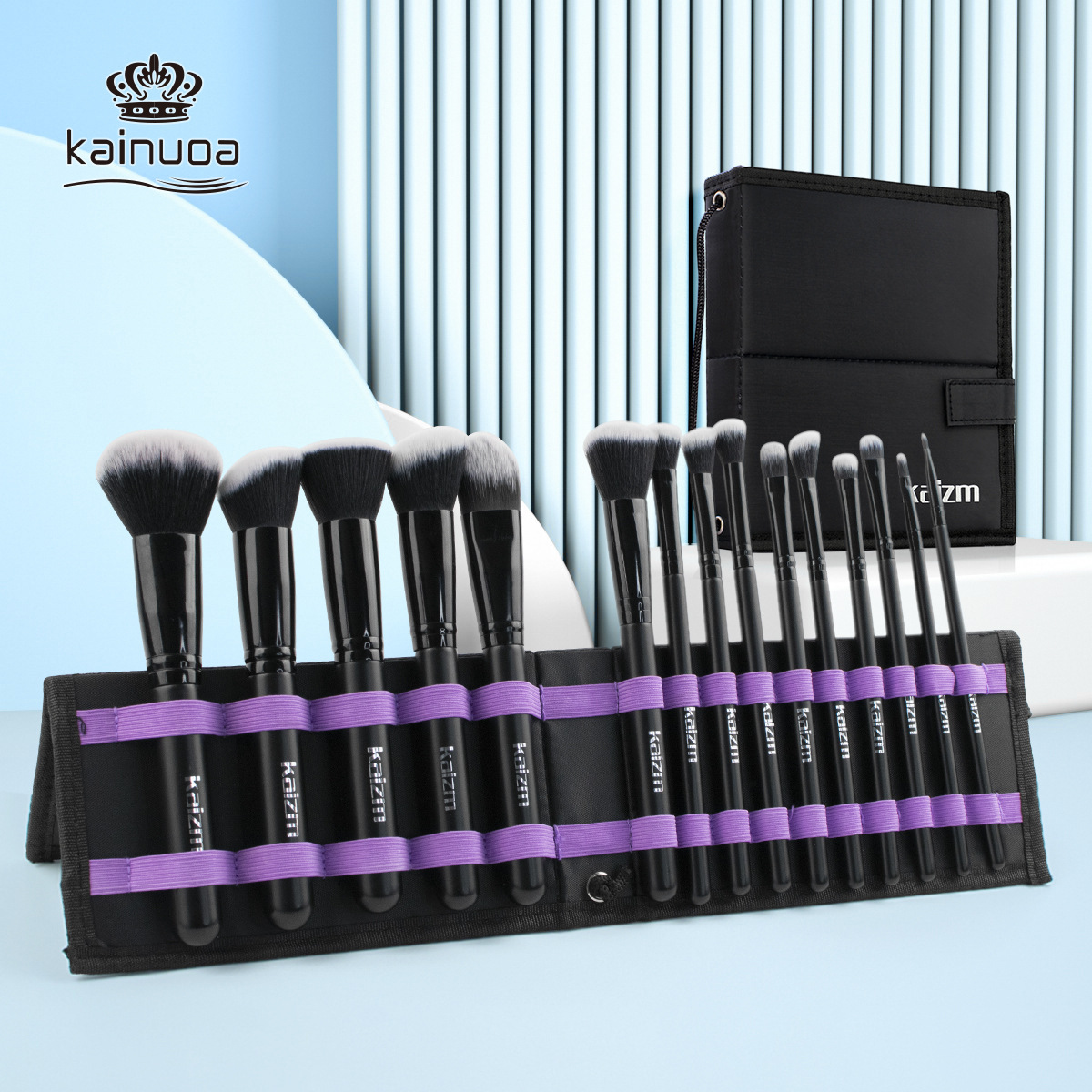 15-Piece Black Makeup Brush Se - огляд і ціна Your Beauty Makeup