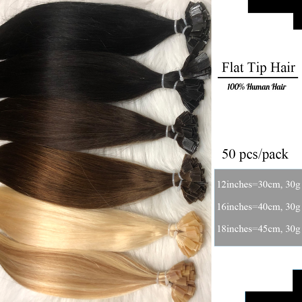 Flat Tip Hair Extensions Human - огляд і ціна Pure Beauty Hair & Makeup