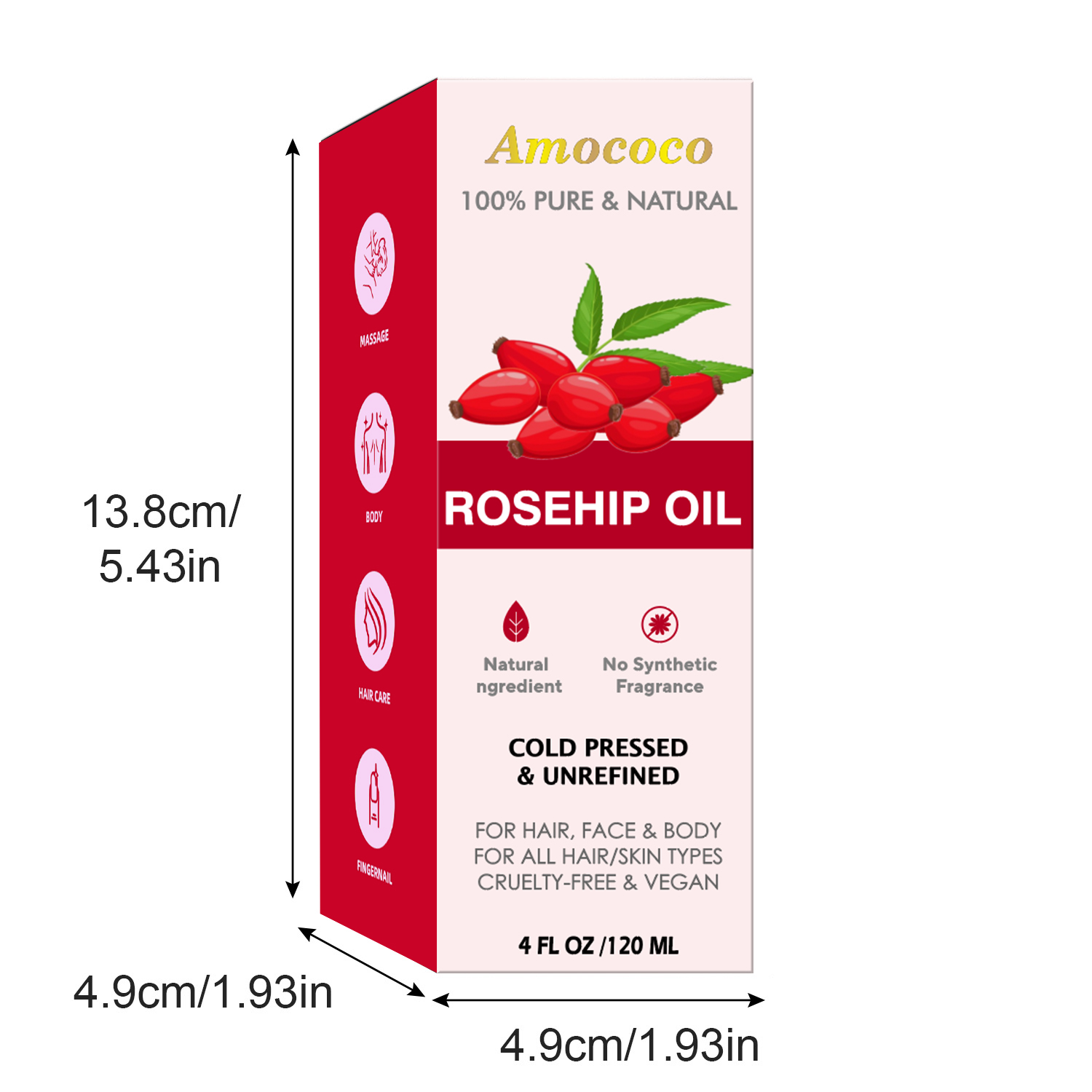 Amococo 2pcs Jojoba Oil and Ro - огляд і ціна Pure Beauty Hair & Makeup