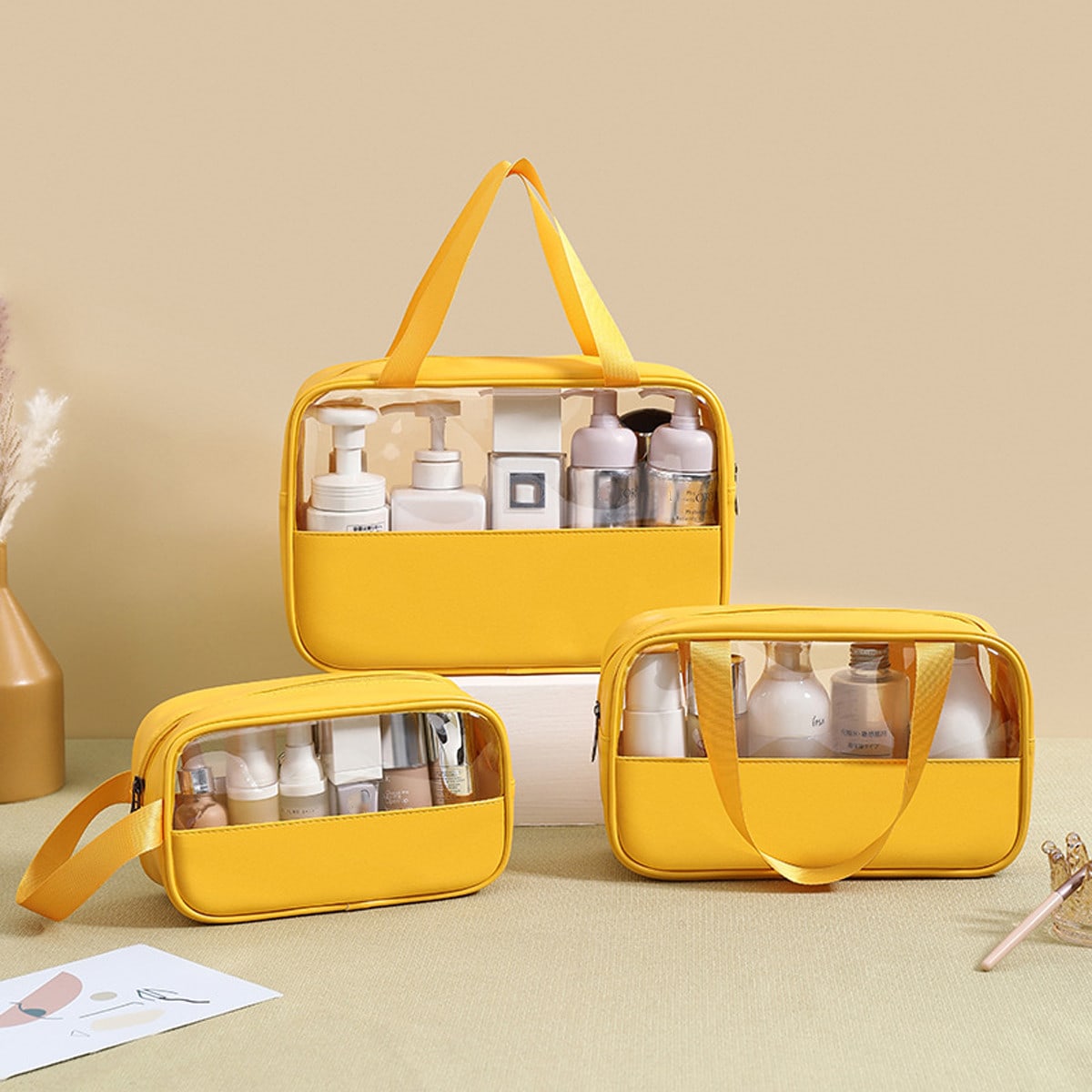 3Pcs/Set Cosmetic Bag  Organiz - огляд і ціна Your Beauty Makeup