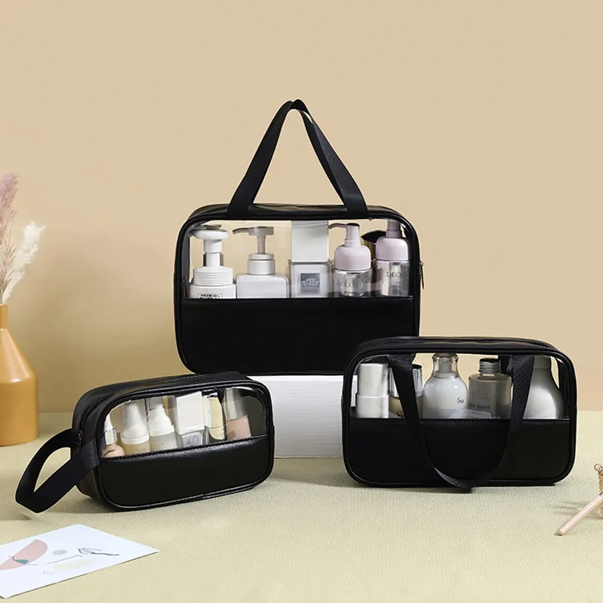 3Pcs/Set Cosmetic Bag  Organiz - огляд і ціна Your Beauty Makeup