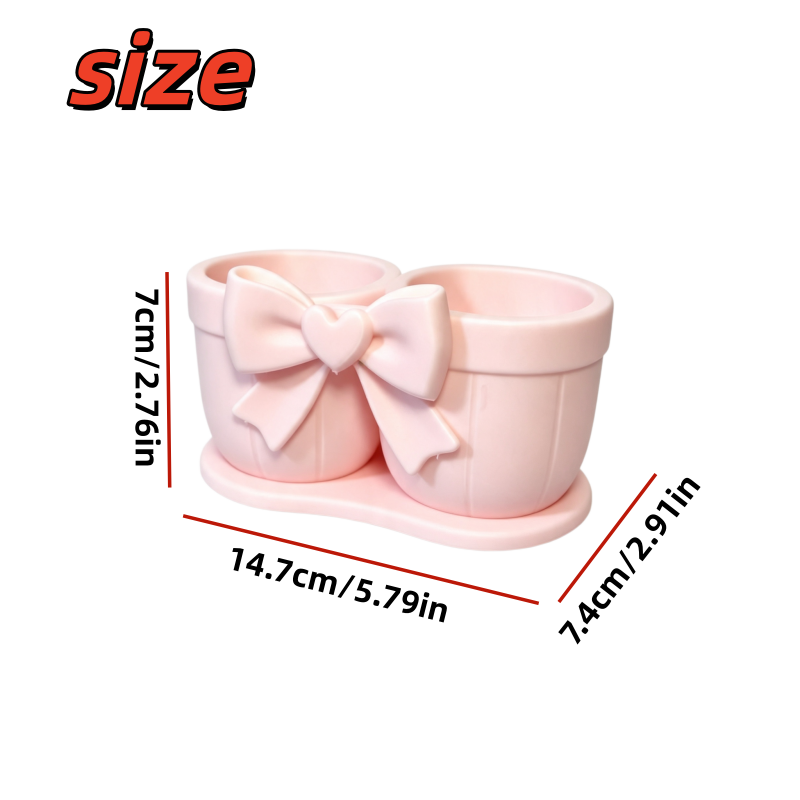 Cute Bow-Knot Heart-Decorated  - огляд і ціна Makeup Beauty Y2K Style