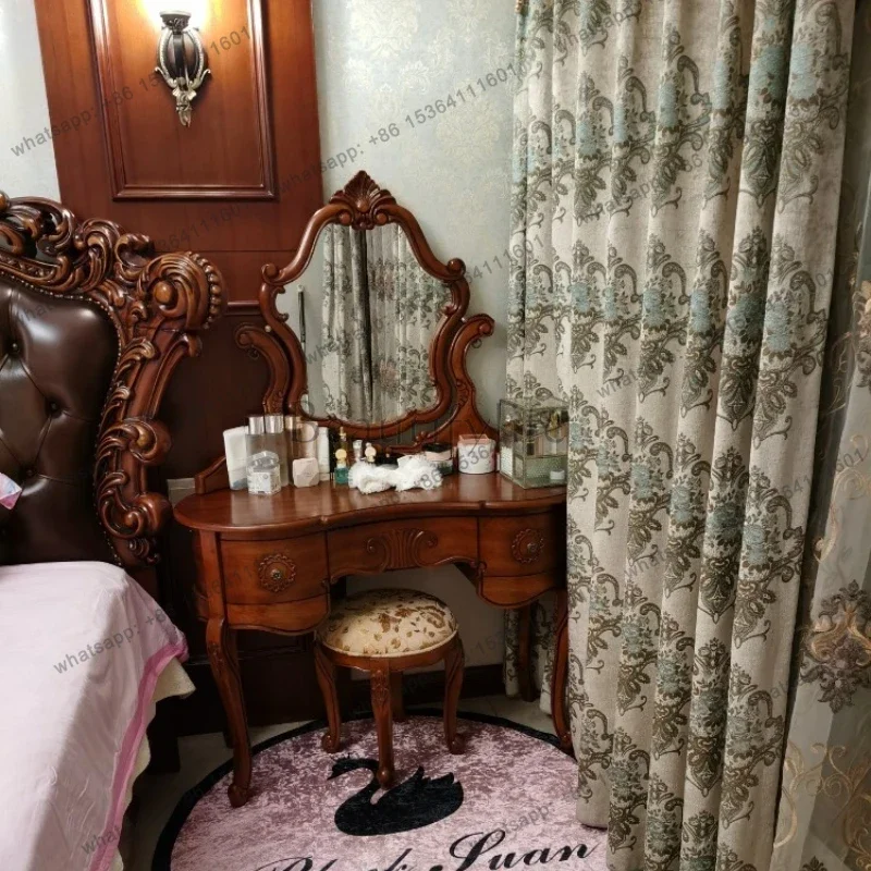 yj9 Brown Storage Vanity Table - огляд і ціна Beauty Makeup Vanity Set