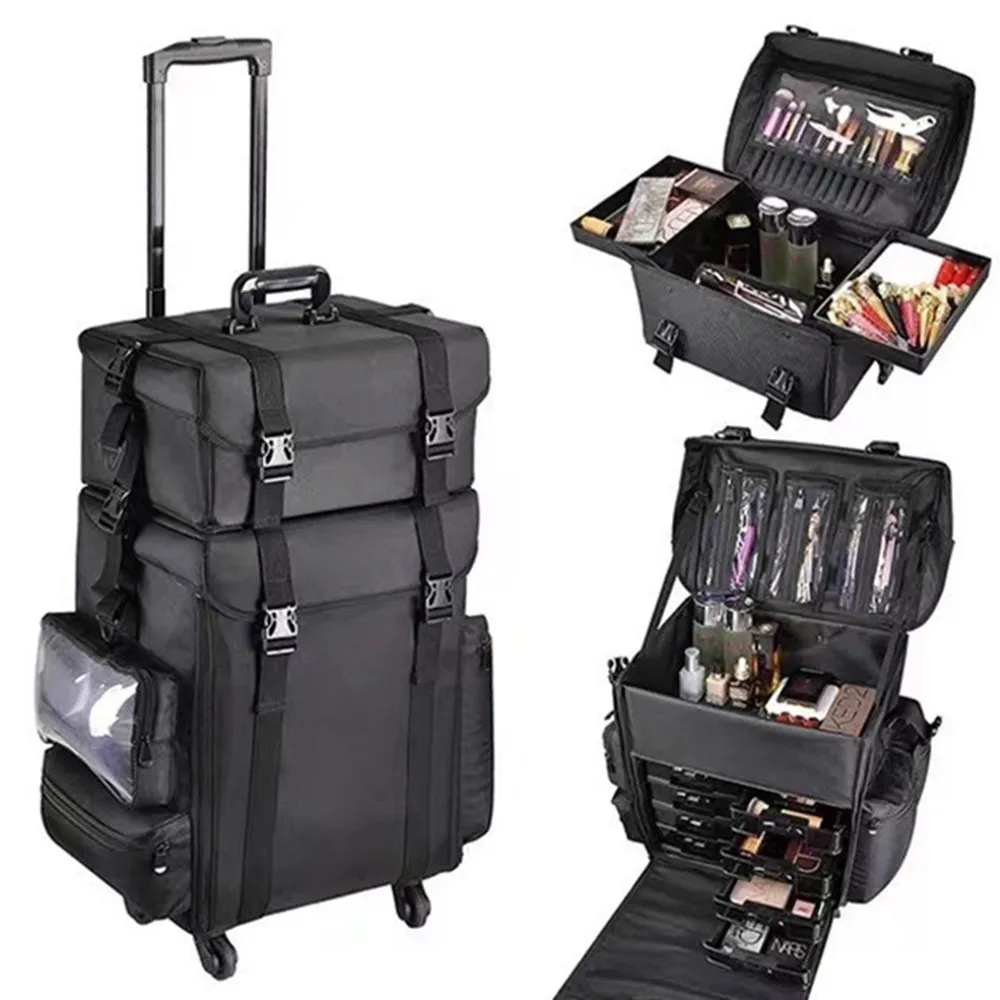 Set Travel Makeup  Trolley Cas - огляд і ціна Beauty Makeup Vanity Set