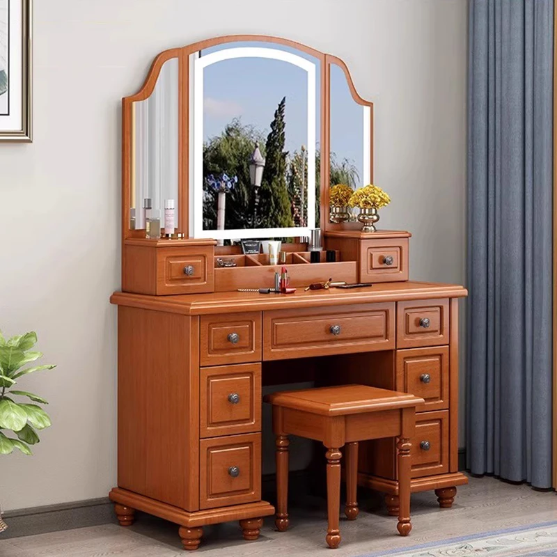 Full Set Aesthetic Vanity Tabl - огляд і ціна Beauty Makeup Vanity Set