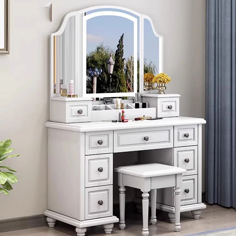 Full Set Aesthetic Vanity Tabl - огляд і ціна Beauty Makeup Vanity Set