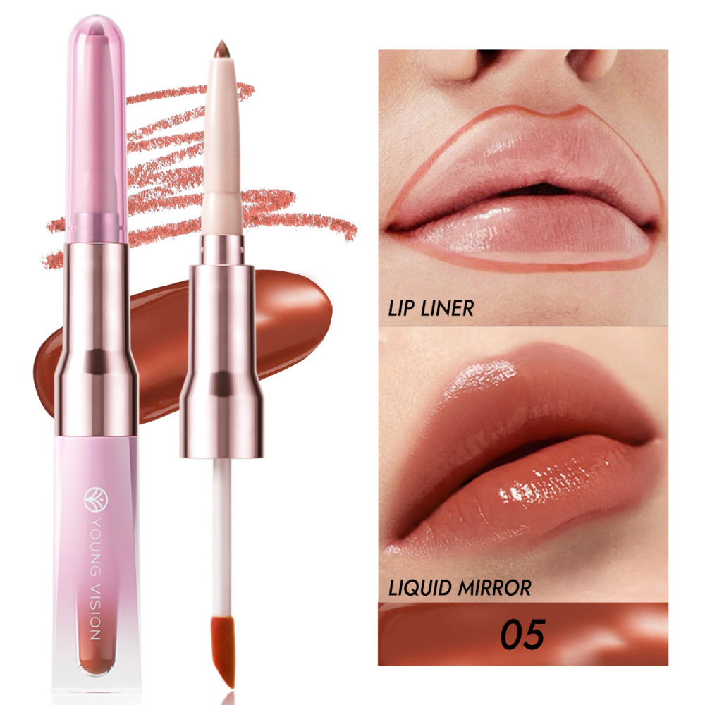 Double Head Lip Pencil With Mi - огляд і ціна Beauty Makeup Definition